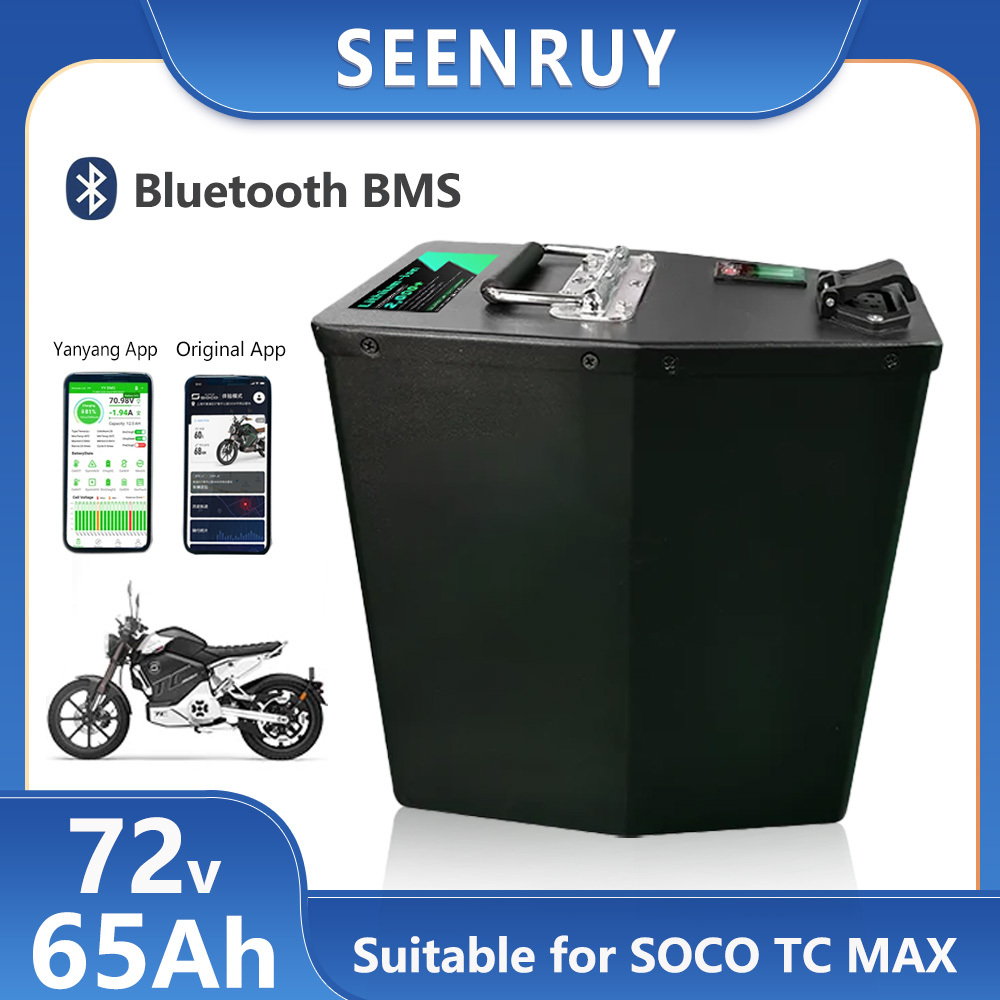 Seenruy Super SOCO Pil 72V 65A - 72V 30Ah Lifepo4 Battery Pack incelemesi ve fiyatı