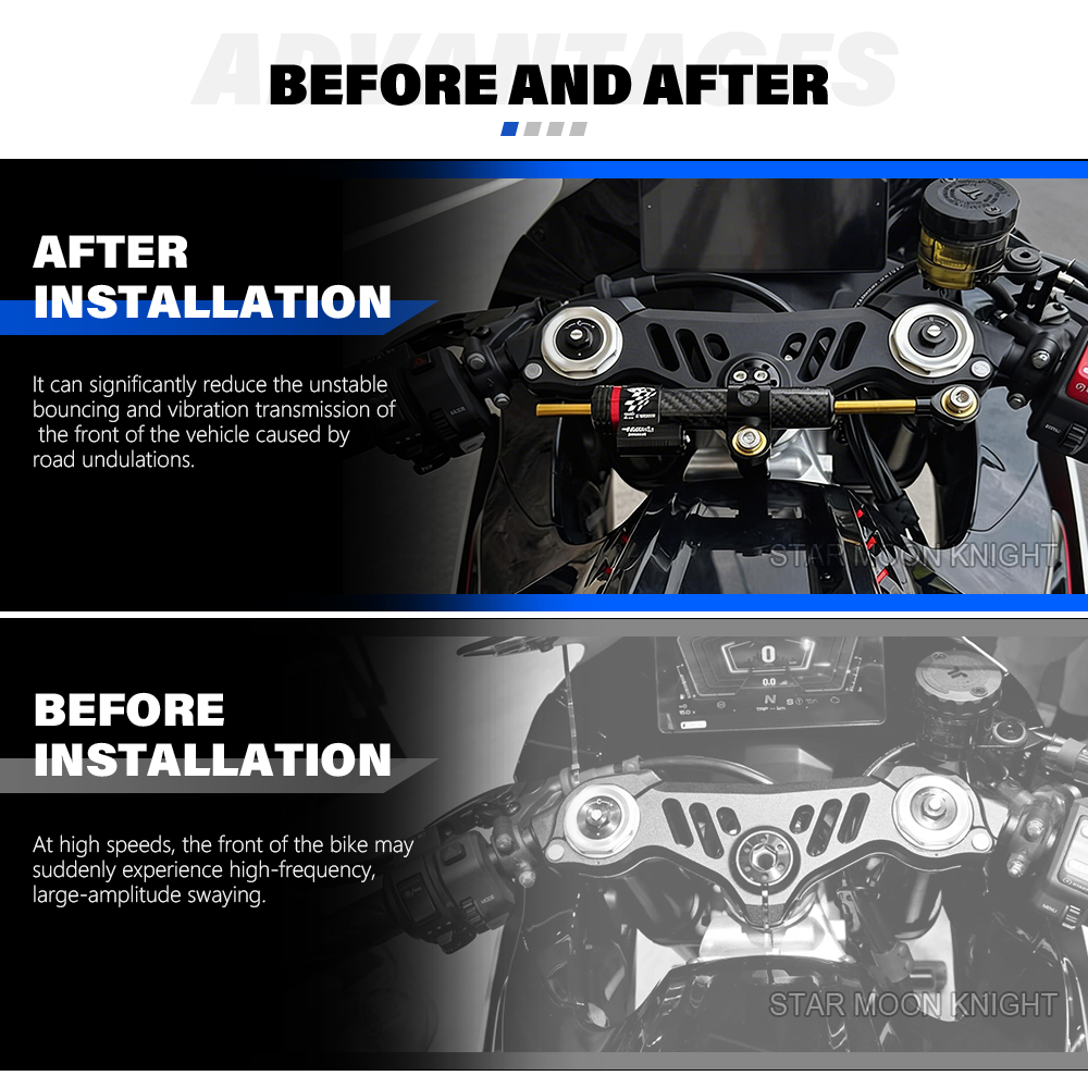 Motosiklet Direksiyon Amortisö - Steering Damper Stabilizer Kit Cnc incelemesi ve fiyatı