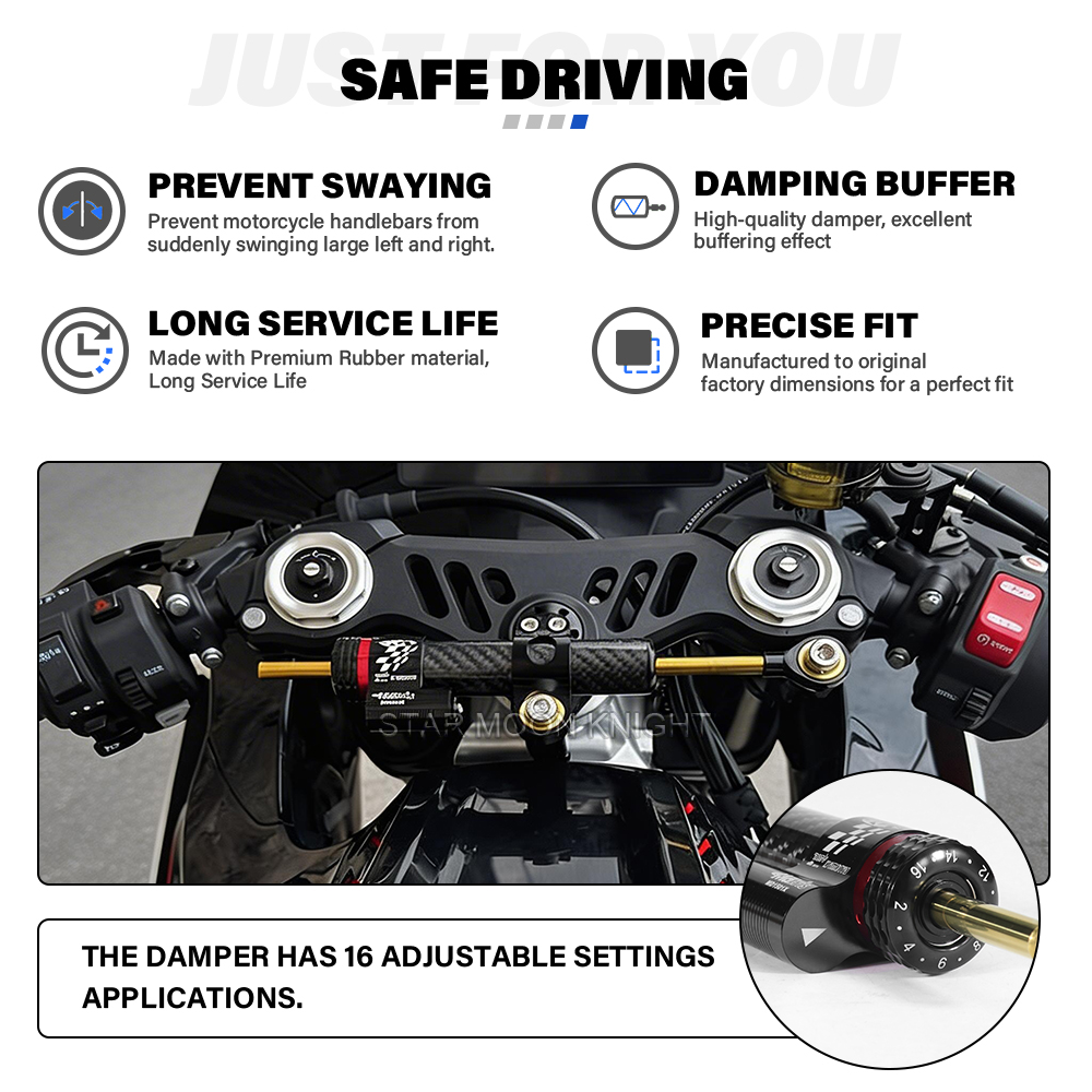 Motosiklet Direksiyon Amortisö - Steering Damper Stabilizer Kit Cnc incelemesi ve fiyatı