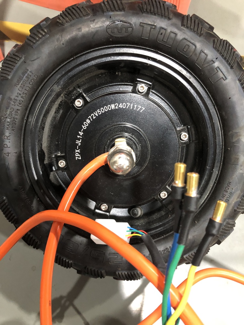 4000W 5000W 7500W 60MM Turuncu - 60V 5000W Brushless Hub Motor incelemesi ve fiyatı